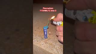 Firecrackers TITANBLITZ blue 3 #fireworks #pyrotechnica #pyro #pirotecnia #explosion #experiment