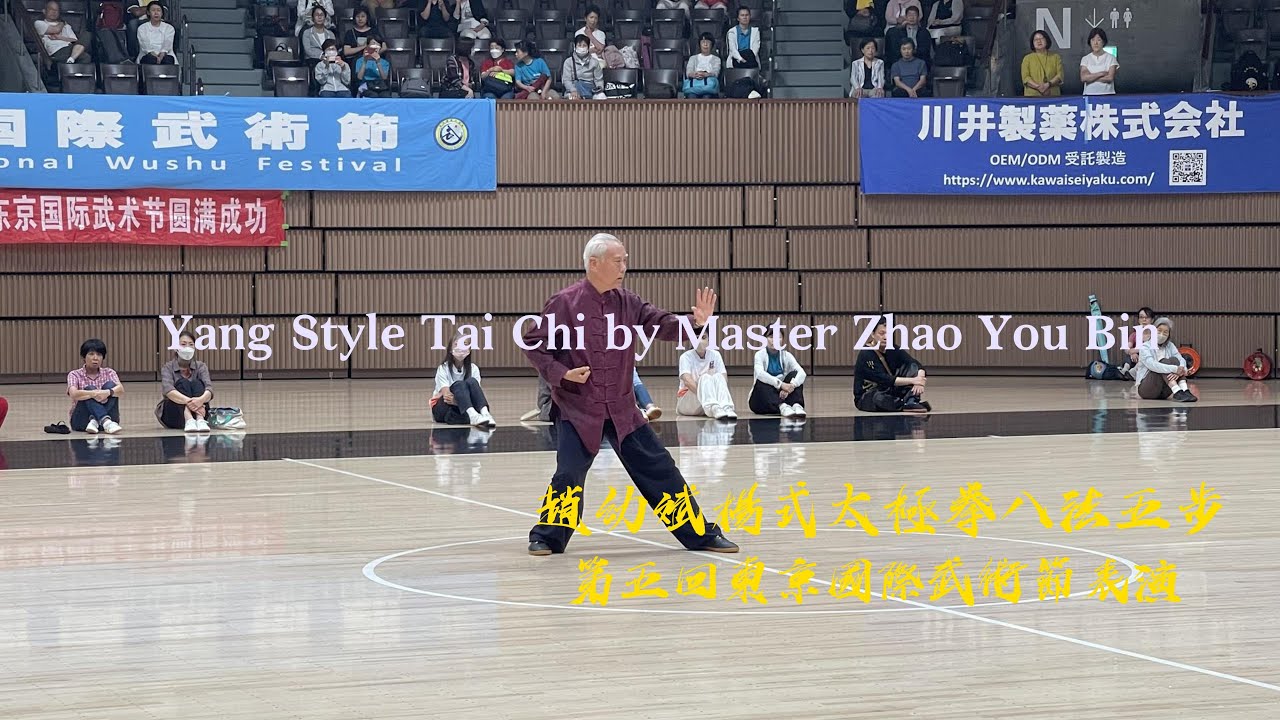 趙幼斌大師展示楊式太極拳八法五步 Yang Style Tai Chi by Master Zhao You Bin