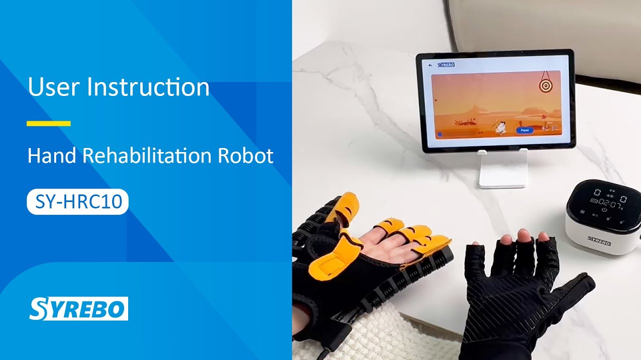 How To Use Syrebo New-generation Hand Rehabilitation Robot SY-HRC10