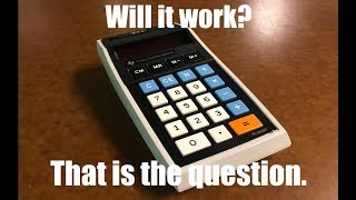 Found a Vintage Texas Instruments Calculator! | Will it work? | Mastergeko4