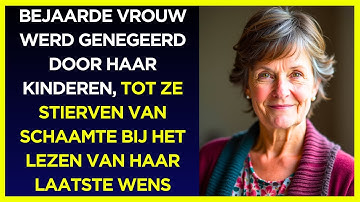 Bejaarde vrouw werd genegeerd door haar kinderen, tot ze stierven van schaamte...