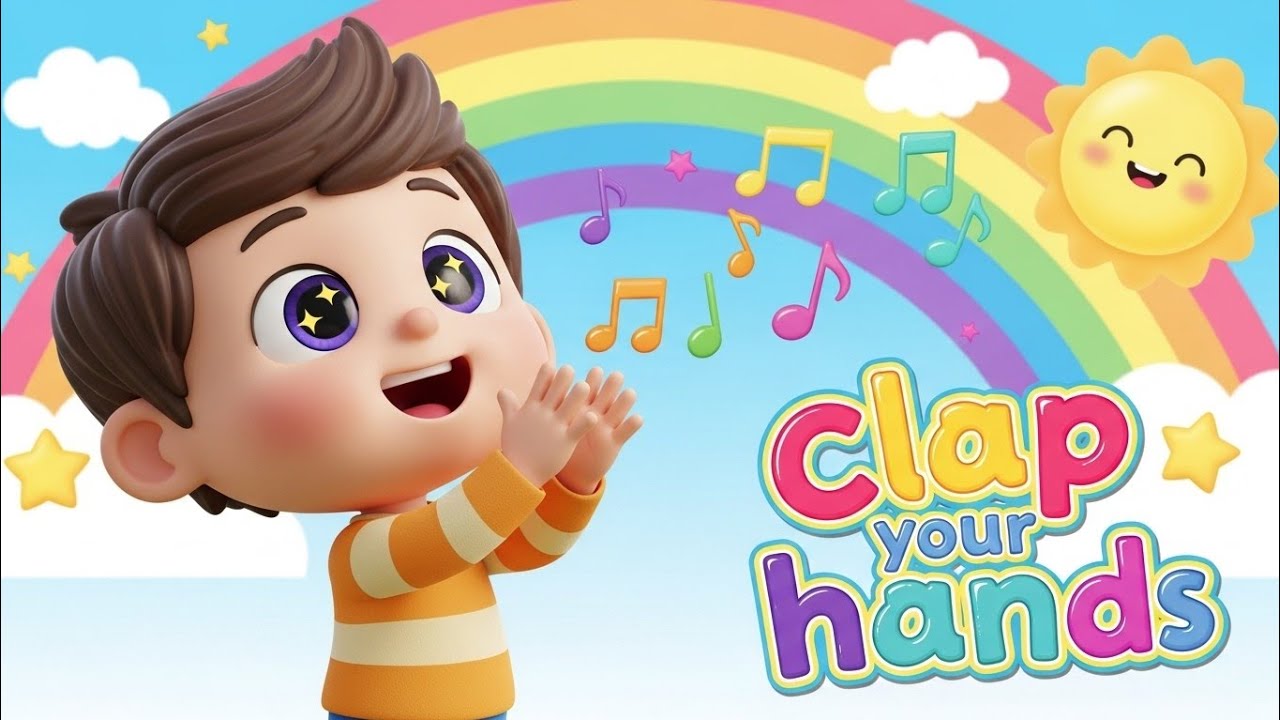 Clap Your Hands 👏 | Action Song for Kids | Learn with Fun | Popcorn Kids TV