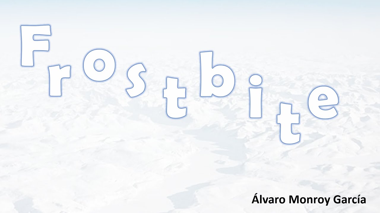 First Aid Frostbite YouTube