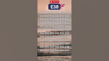 Only 5% can spot E38 in 5 seconds! Are you one of them🙋#trending #viral #shorts #youtubeshorts