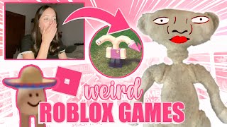 TESTING OUT the WEIRDEST games on ROBLOX! || mxddsie ♡