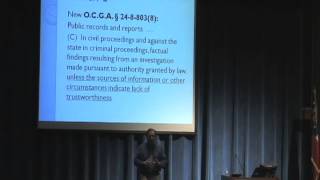 The Revised Evidence Code of Georgia
