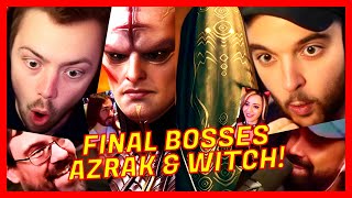DOOM GUY VS AHZRAK & WITCH BOSS REACTIONS DOOM THE DARK AGES ENDING REACTIONS FINAL BOSS AZRAK DEATH
