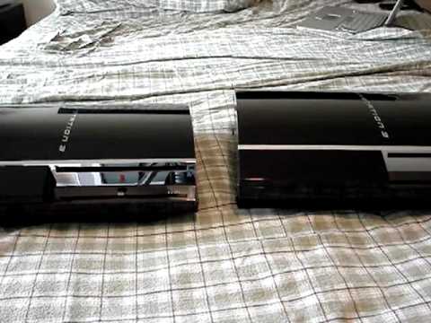 Comparing the 60 GB (1st GEN) PS3 the 80 GB (3rd GEN) PS3 - YouTube