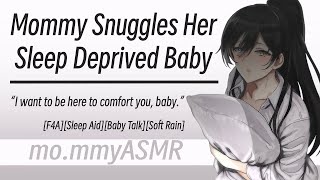 Mommy Snuggles Her Sleep Deprived Baby [F4A][Sleep Aid][Baby Talk][Soft Rain] screenshot 5