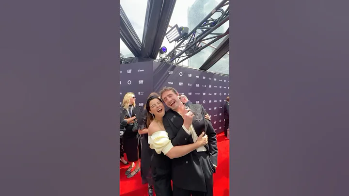 Adorable Jessie Buckley and Paul Mescal in Toronto having a blast! #HamnetPremiere