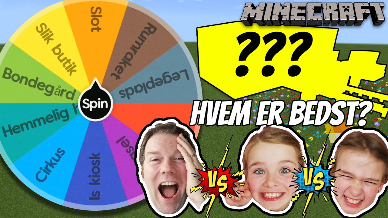 MINECRAFT... Men vi bygger tilfældige ting!! Dansk MINECRAFT