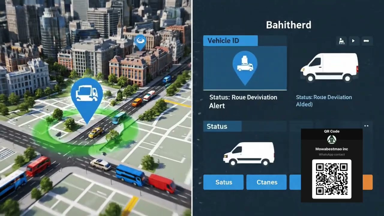 Create a GPRS tracking system for transportation.