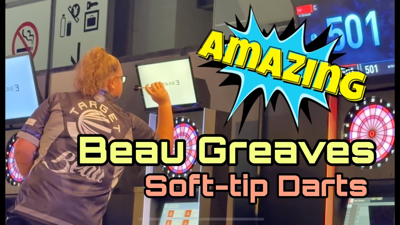 Beau Greaves Soft-tip Darts (Slow-Mo) - YouTube