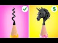 UNIQUE ART HACKS 🖌️💡 Creative Ideas for Students by 123 GO! LOL