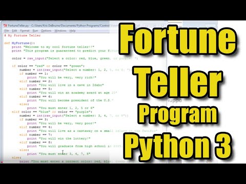 Fortune Teller Program in Python