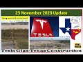Tesla Gigafactory Texas 23 November 2020 Cyber Truck & Model Y Factory Construction Update (09:30AM)