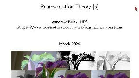 UFS Signal Processing 5 Image Deconvolution Intro