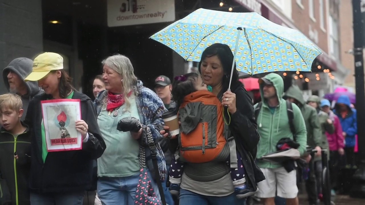 Video Scenes from Knoxville's Women's March YouTube