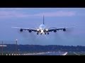 Long low pass of Lufthansa Airbus A380 D-AIMB at Hamburg Airport