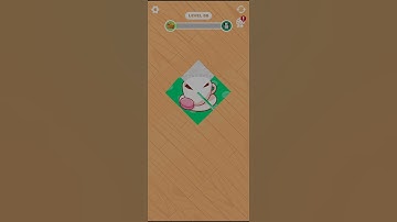 Paper fold game level 86 #shorts