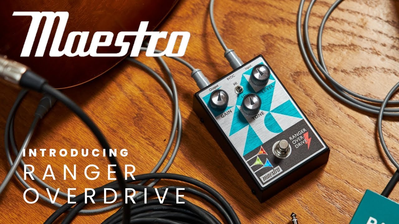 New Launch di Indonesia Pedal Maestro Ranger Overdrive