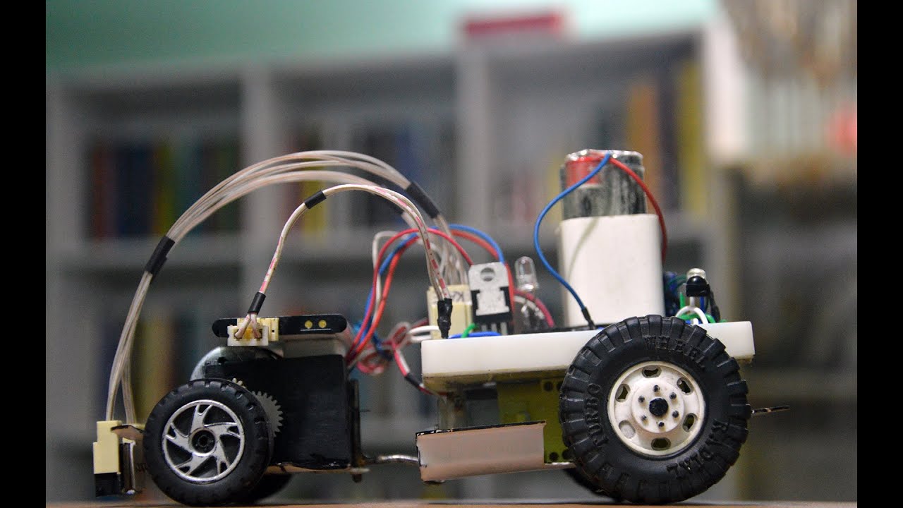 Line Follower Robot with Remote Controlled On/Off Switch Installed (UIU ...