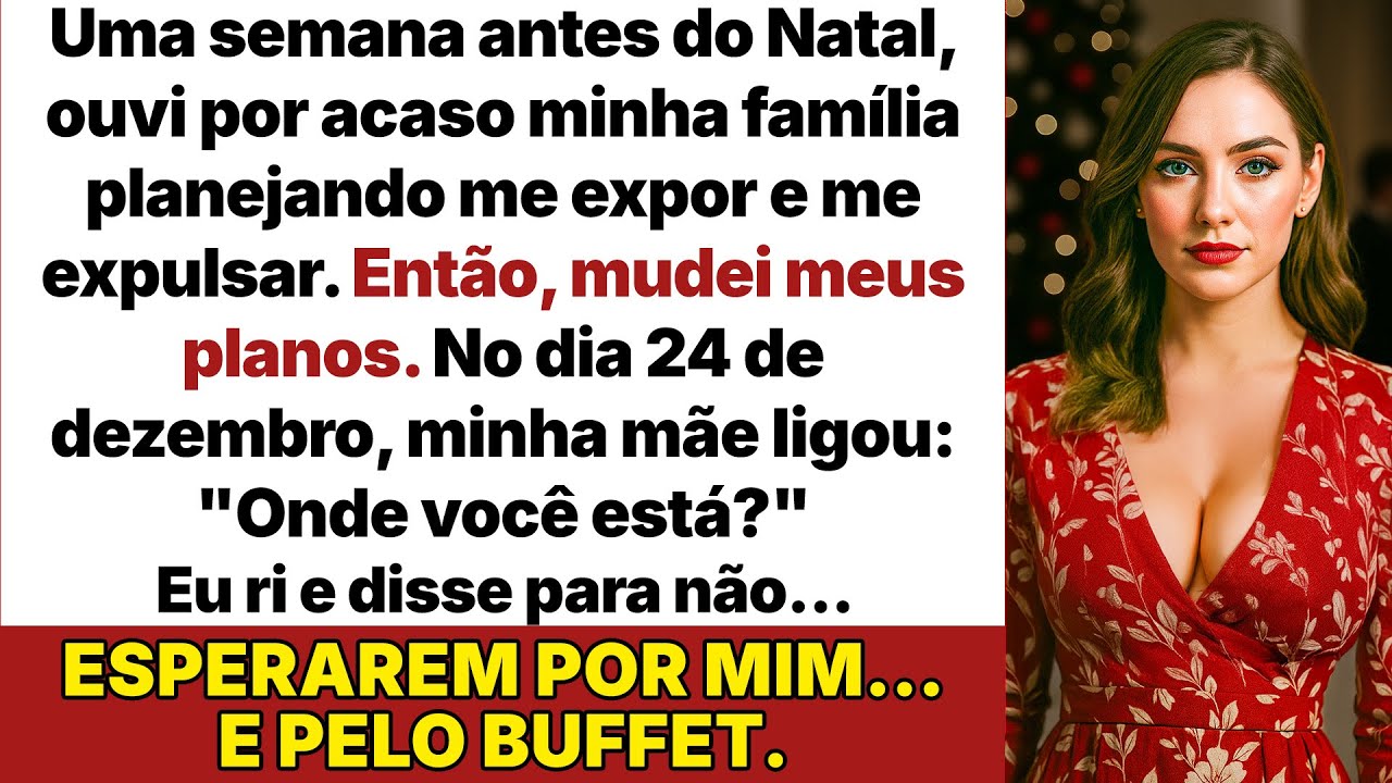 Uma semana antes do Natal, ouvi minha família planejando me expor!