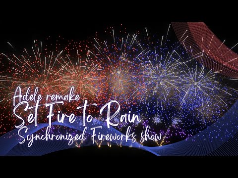 (4K) Adele “Set Fire to Rain” Fireworks show 2023 Version