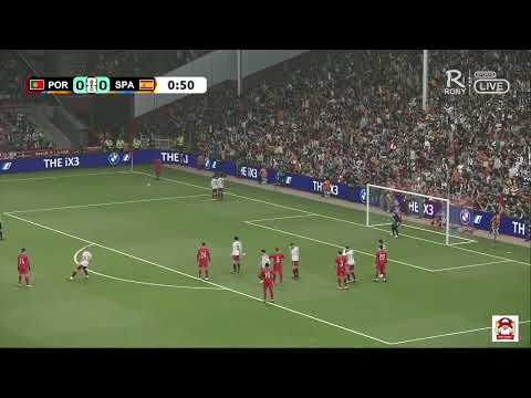 eFootball Pes 21 Gameplay Portugal vs Spain | World Cup 2026 | Video Game - Simulation thumbnail