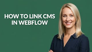 How to Link Cms In Webflow - Julia'sTutorials