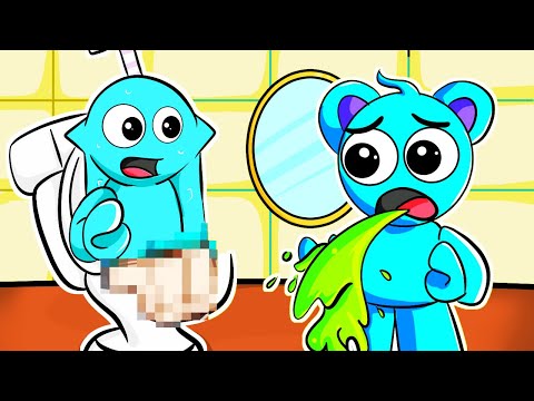 💩 SPRUNKI AQUA can't stop POOPING! 💩 Sprunki OC