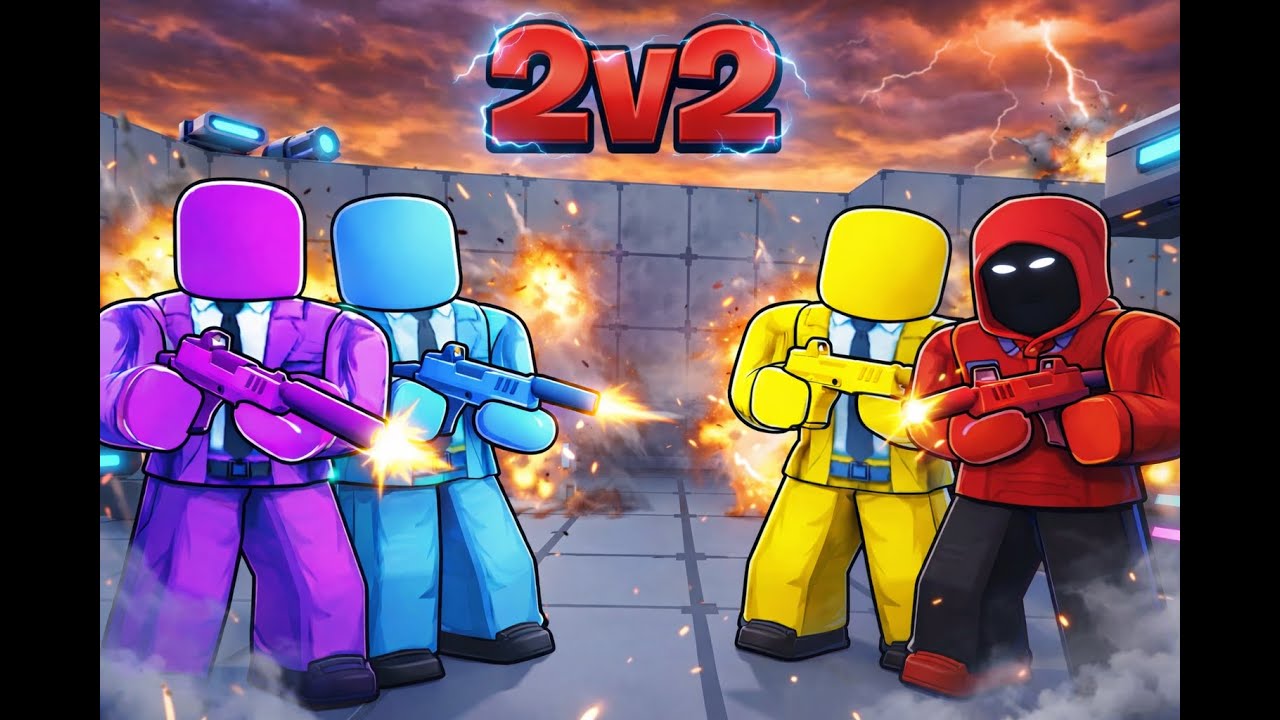 2v2 Match in rivlas roblox |shooting game |roblox rivals #roblox # ...