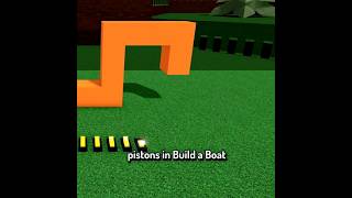 WHY Pistons are the BEST BLOCK in Build a Boat #roblox #buildaboat