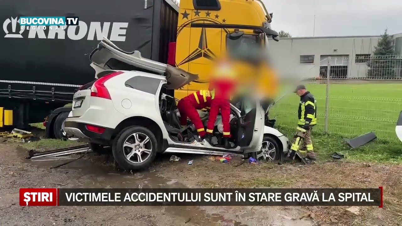 Se caută donatori de sânge pentru una dintre victimele accidentului