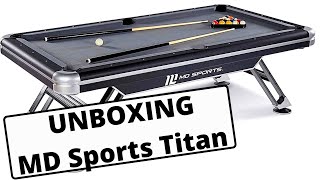 Titan MD Sports UNBOXING Pool Table VLOG