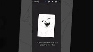 When you only practice drawing mouths @AIphinx