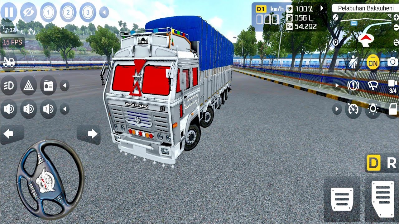 in tha Best Games play //Lorry Truck Driving simulator Indonesia Gamesplay 