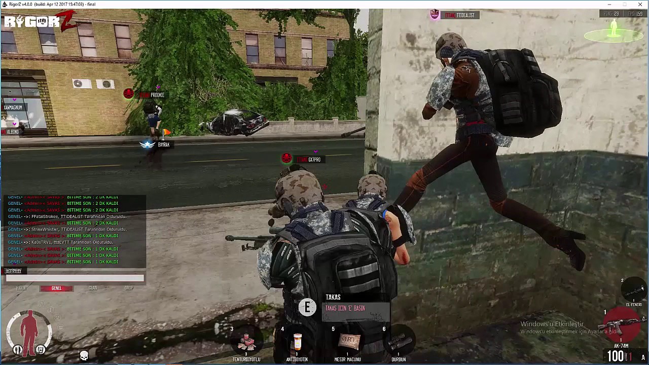 Rigorz Titan ilk clan savaşı