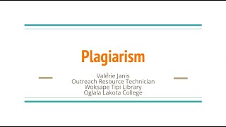 plagiarism tutorial Wealth