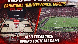 Texas Tech Transfer Portal Targets + Spring Game Recap 🔴⚫️