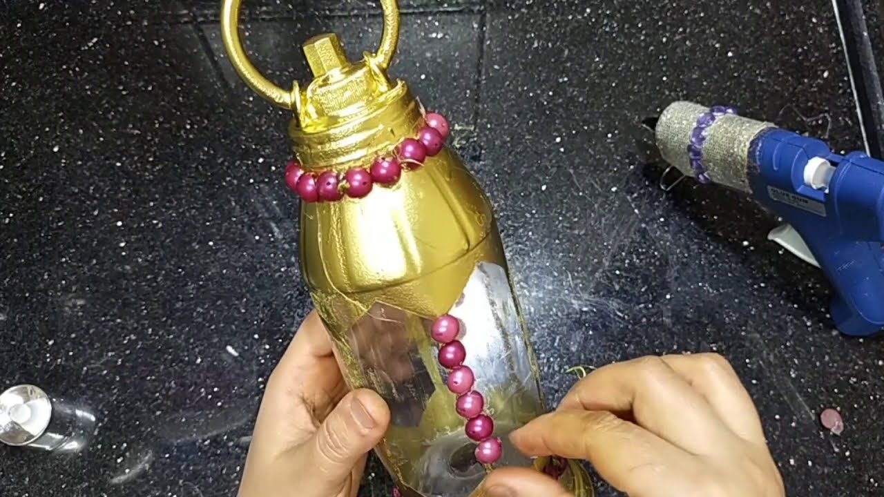 اعادة تدوير الزجاجات البلاستيك وعمل احلي الافكار للديكور YouTube
