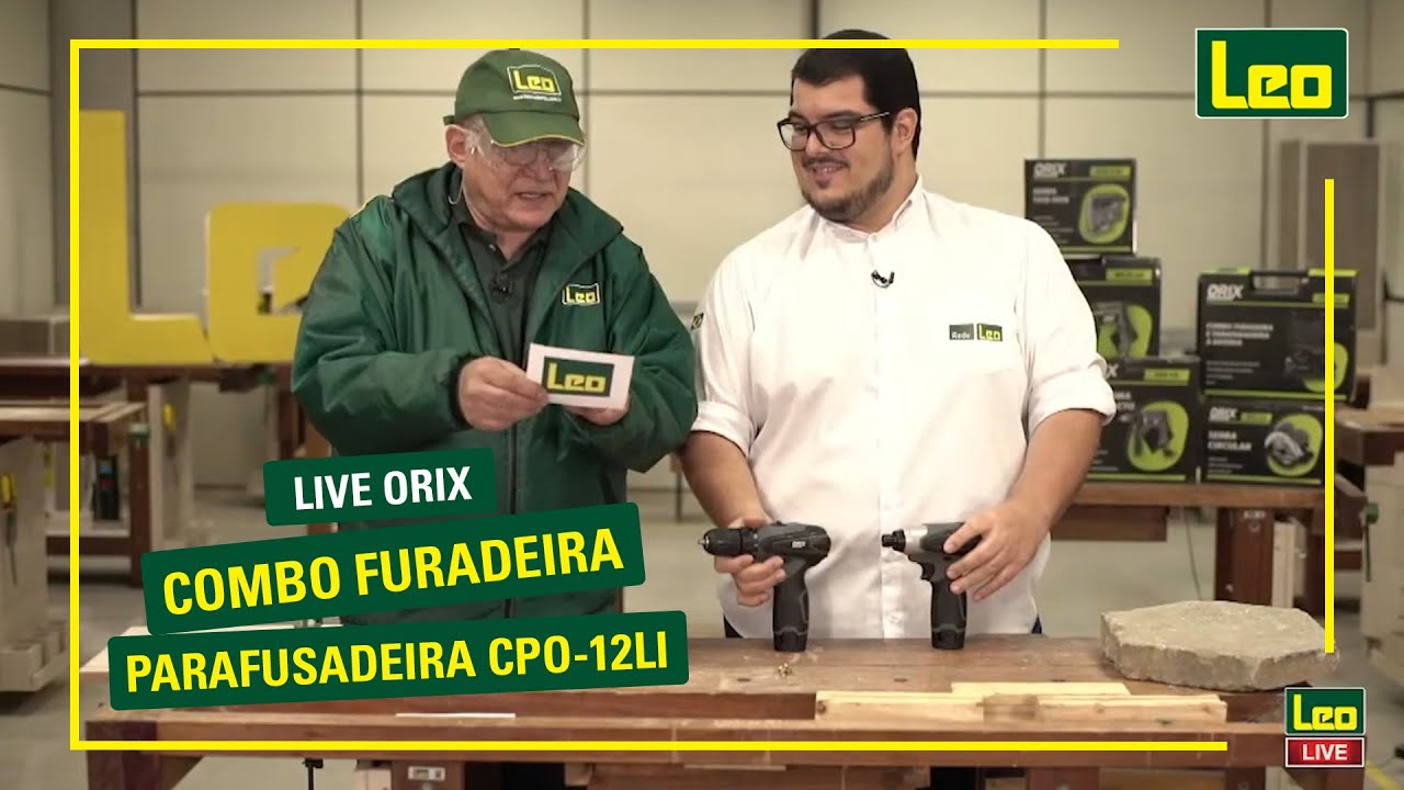 Combo Furadeira/Parafusadeira + Parafusadeira de Impacto12V