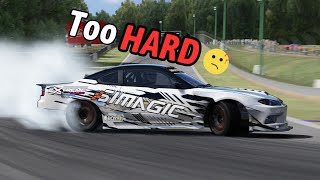 So THIS is a PRO Drift CAR.... | Assetto Corsa Simagic Alpha Mini