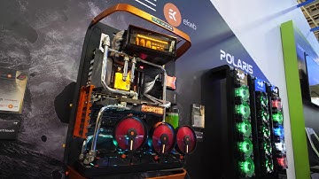 EPIC Custom Water Cooled Gaming PC Builds - In Win Booth Computex 2017