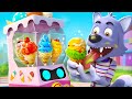 Ice cream vending machine  learn colors  kids songs  kids cartoon  babybus