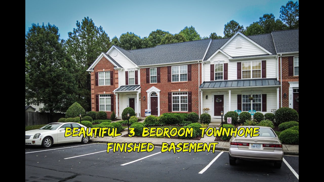Glen Allen Townhome For Sale 3 BDRM Finished Basement ++359K++ YouTube