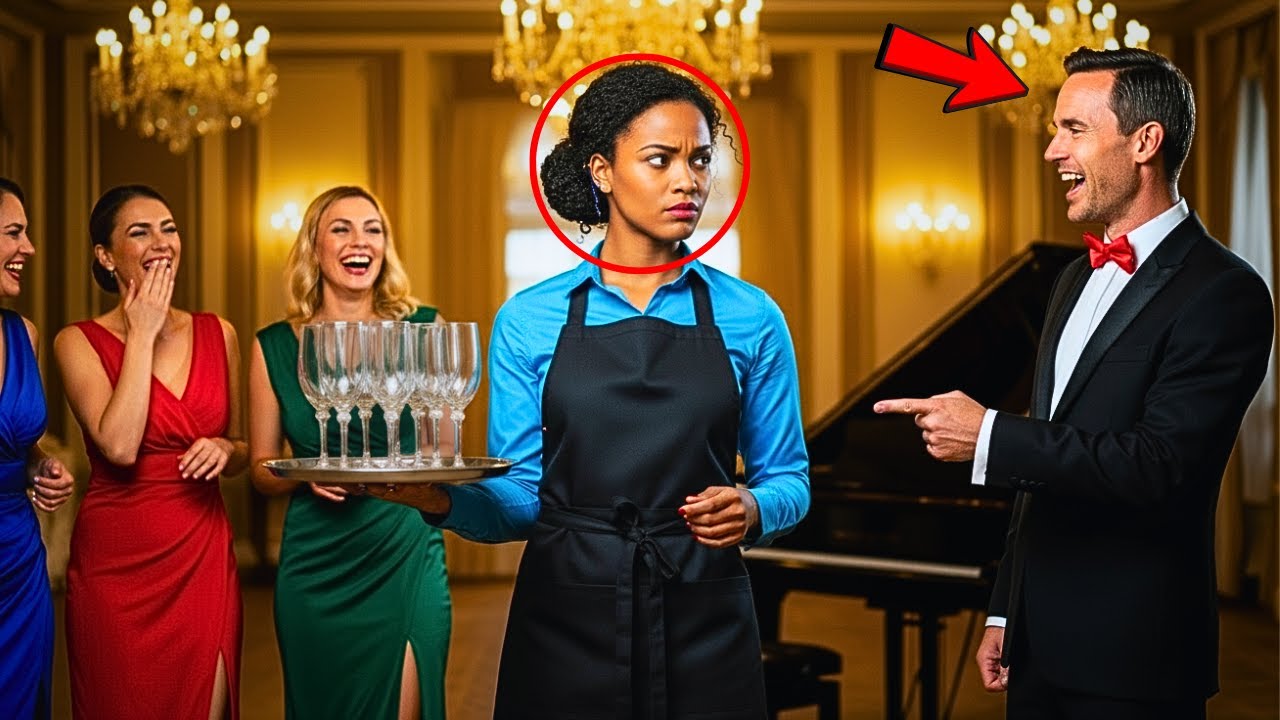 PIANISTA FAMOSO ZOMBOU DA GARÇONETE NO BAILE DE LUXO… ATÉ ELA TOCAR PIANO E CALAR A TODOS!