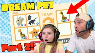 Trading My GOLDEN EGG Pet To Get My DREAM PET! Part 2! Roblox Adopt Me!