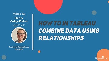 How to in Tableau in 5 mins: Combine Data using Relationships
