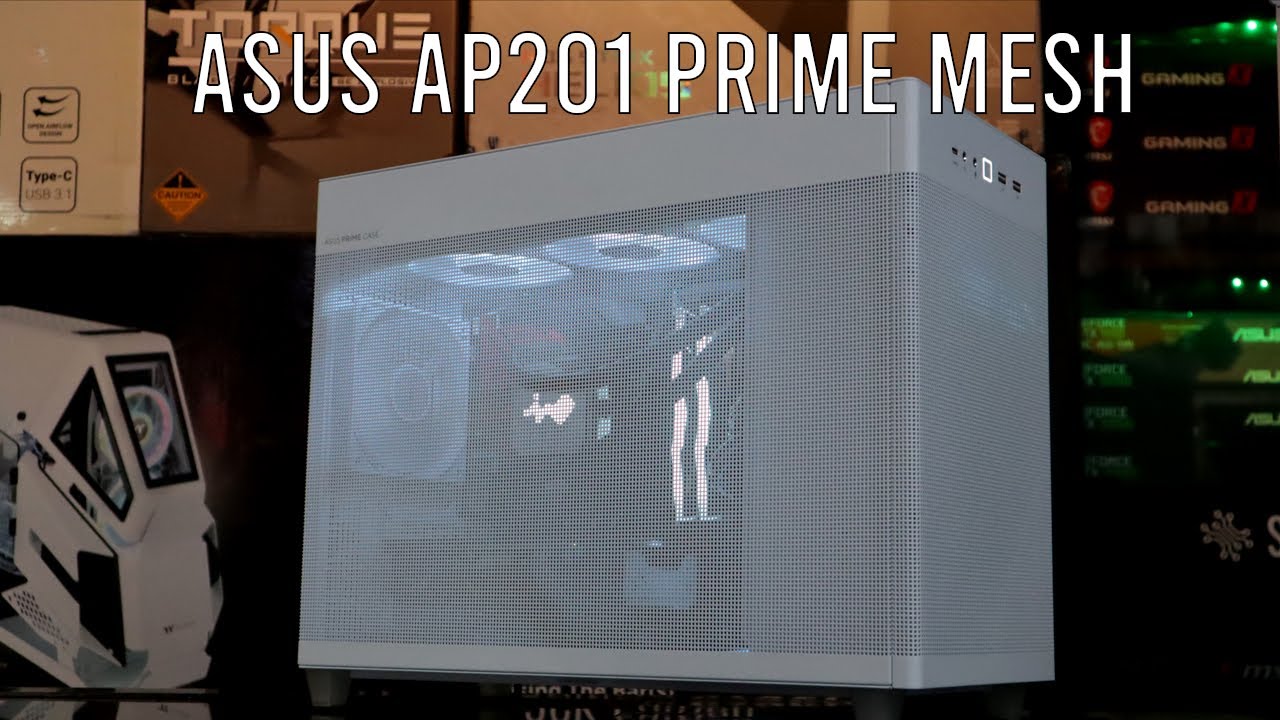 ASUS Prime AP201 mATX Peforated Mesh Gaming PC Build in 2022 